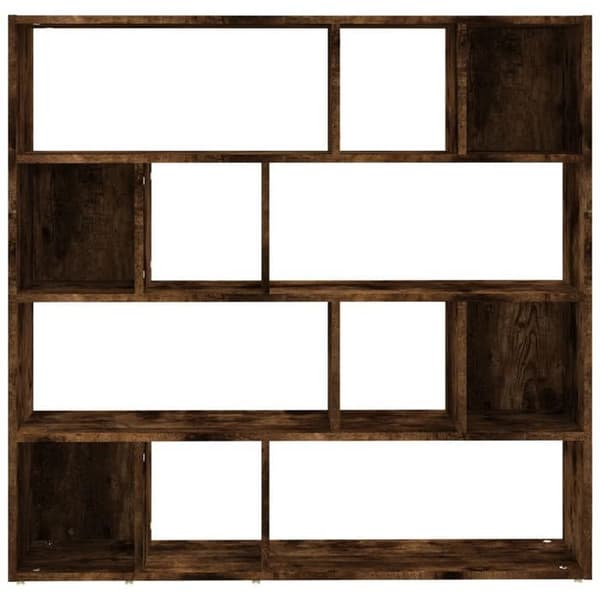 Maison Exclusive - Bibliotek/Rumseparator Røget eg 105x24x102 cm