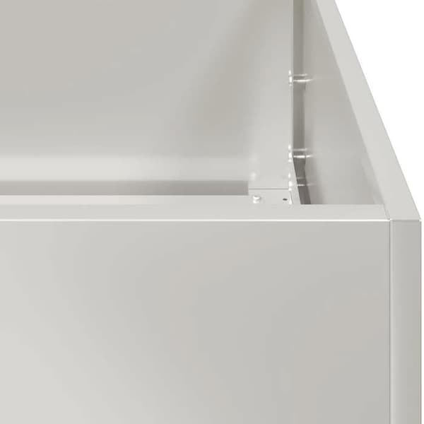 Maison Exclusive - Jardinière 40x40x30 cm rustfrit stål