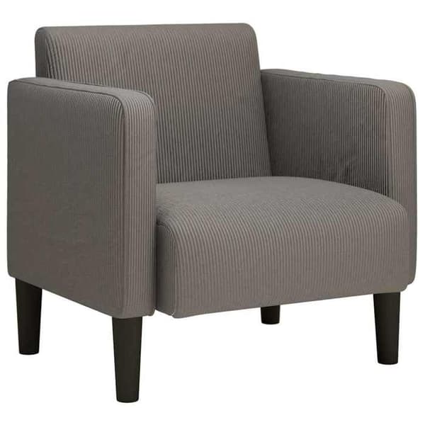 Maison Exclusive - Sofa-stol med armlæn i lys grå 54 cm i fløjl