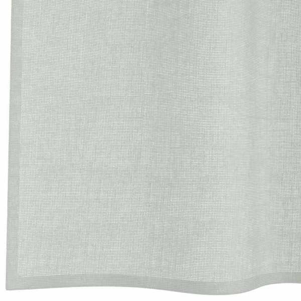 Verho - MAISON EXCLUSIVE - 140 x 225 cm - Vaaleanharmaa - 2 kappaletta - 100% polyesteri puoliksi läpinäkyvä ljusgrått