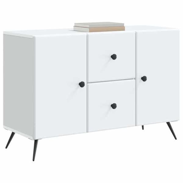 Maison Exclusive - Buffé Vit 89 x 34,5 x 60 cm Ingenjörsträ Vit