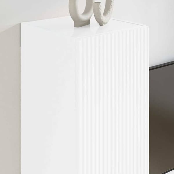 Maison Exclusive - Väggmonterad TV-möbel 30 x 31 x 60 cm Blank Vit
