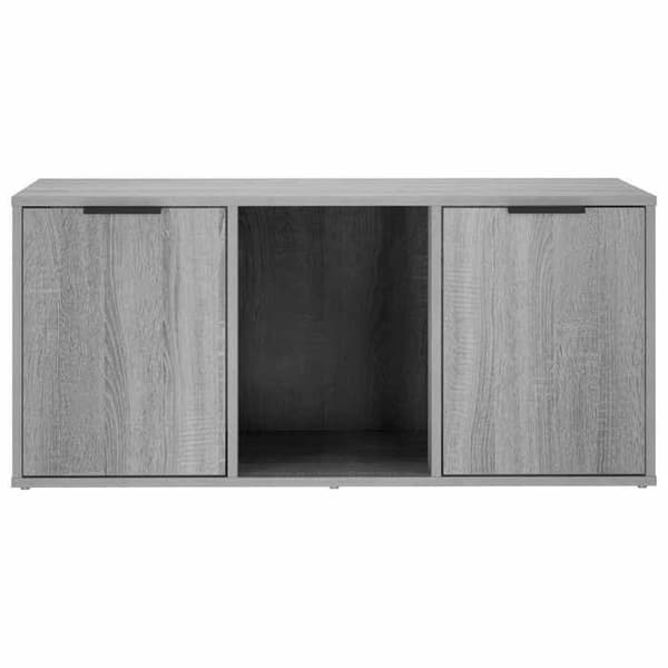 Maison Exclusive - Möbel för kattlåda Sonoma grå 100 x 49 x 45 cm