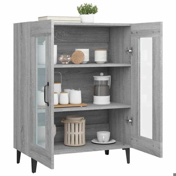 Maison Exclusive - Buffet Sonoma grå 69,5x34x90 cm ingeniørtræ
