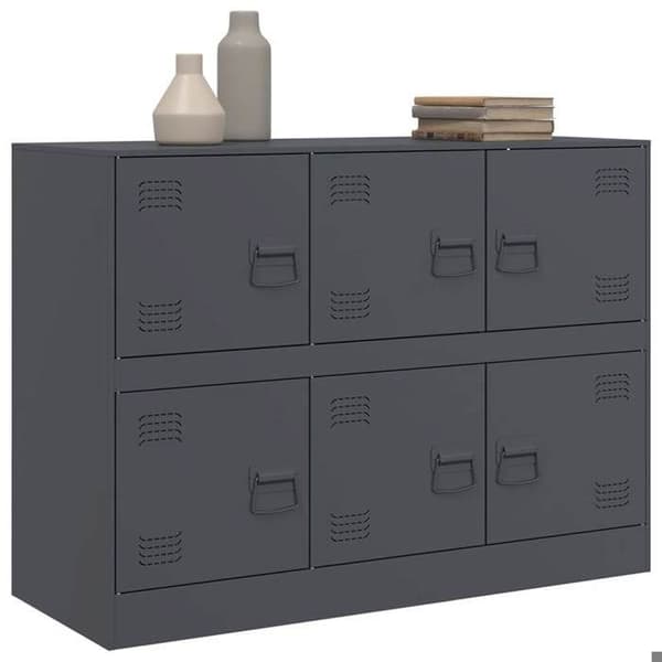 Maison Exclusive - Buffé antracit 99x39x73 cm stål