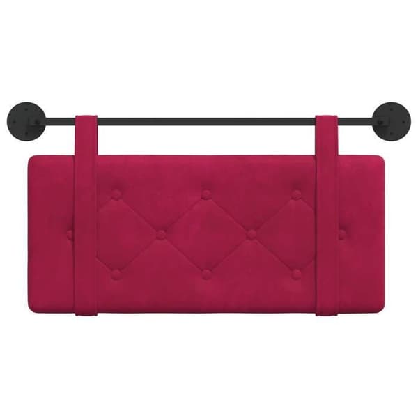 Maison Exclusive - Hängande sänggavel Bordeaux Sammet Bordeaux