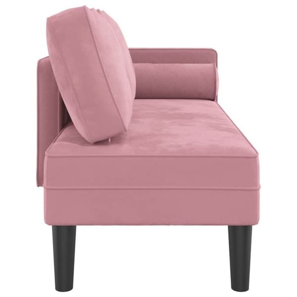 Maison Exclusive - Divaani vaaleanpunaisilla samettityynyillä