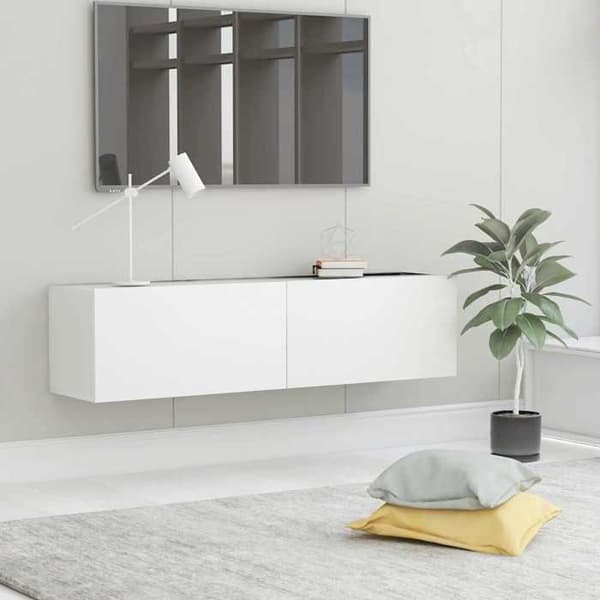 Maison Exclusive - TV-möbel Vit 120x30x30 cm Ingenjörsträ