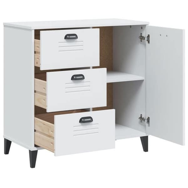 Maison Exclusive - Buffet VIKEN hvid 80x40x80 cm ingeniørtræ