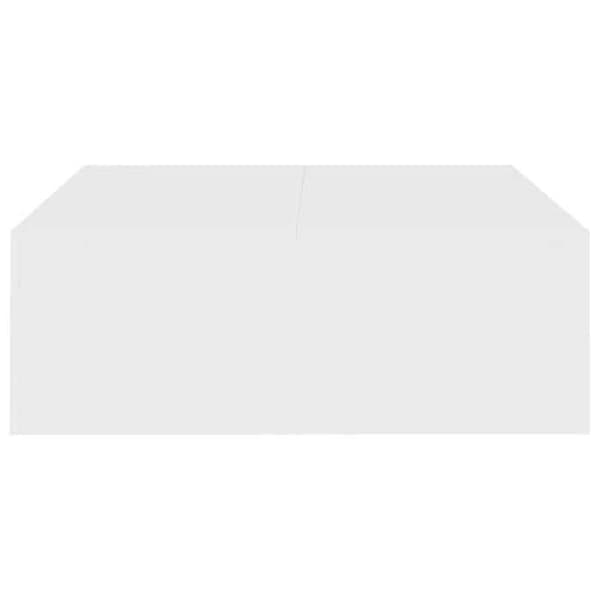 Maison Exclusive - Låg bord vit 100x100x35 cm ingenjörsträ Vit