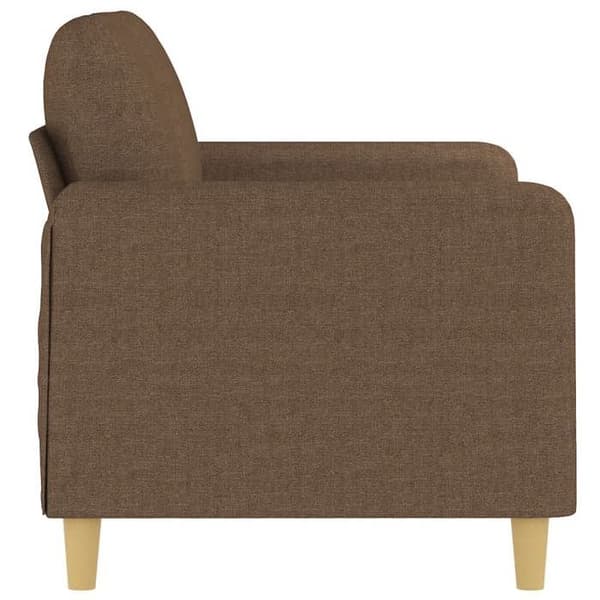 Maison Exclusive - Soffa 2-sits Brun 120 cm Tyg brun