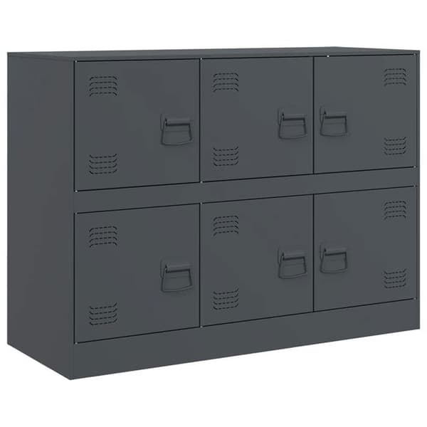 Maison Exclusive - Buffé antracit 99x39x73 cm stål