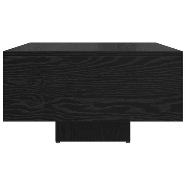 Maison Exclusive - Sort egetræ sofabord 85 x 55 x 31 cm svart ek