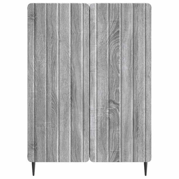 Maison Exclusive - Buffé Sonoma grå 66 x 34,5 x 92 cm Ingenjörsträ