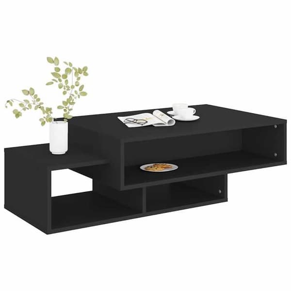 Bord - EKSKLUSIV HUS - 105 x 55 x 32 cm - Sort - Spånplade - 3 rum Svart