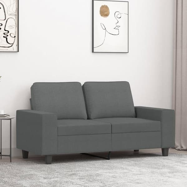 Maison Exclusive - 2-personers sofa i mørkegrå 120 cm stof