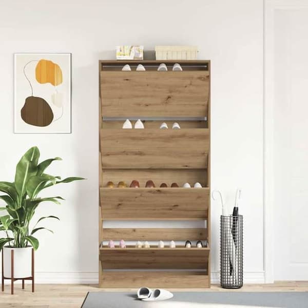 Maison Exclusive - Kengäteline 80 x 21 x 163,5 cm Tekninen puu