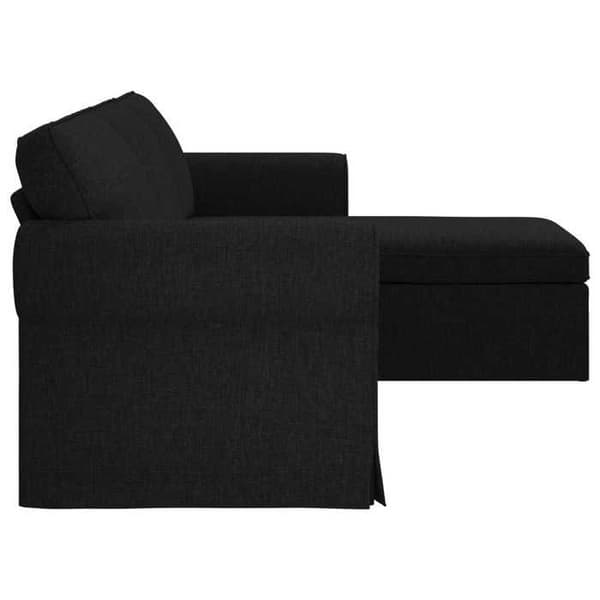 Maison Exclusive - Sort Sofa 245 x 138 x 80 cm stof