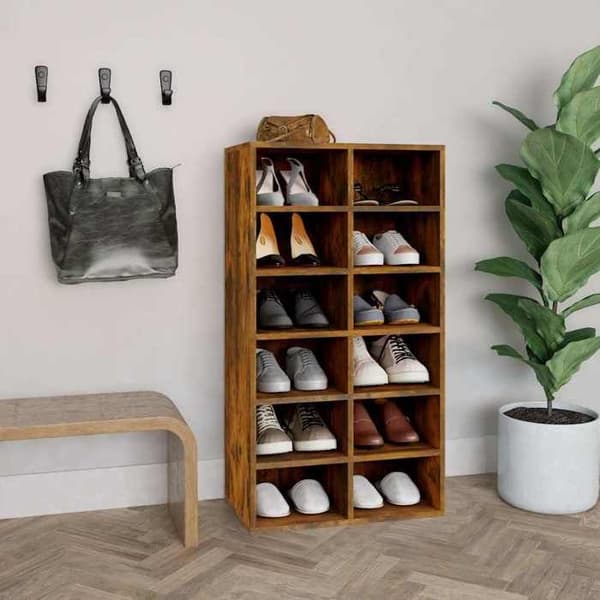 Maison Exclusive - Skohylde Røget eg 54x34x100,5 cm