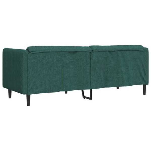Maison Exclusive - Soffa 3-sits mörkgrön tyg