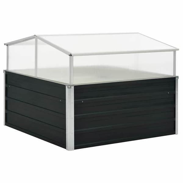 Maison Exclusive - Serre Anthracite 100x100x77 cm Galvaniserat stål