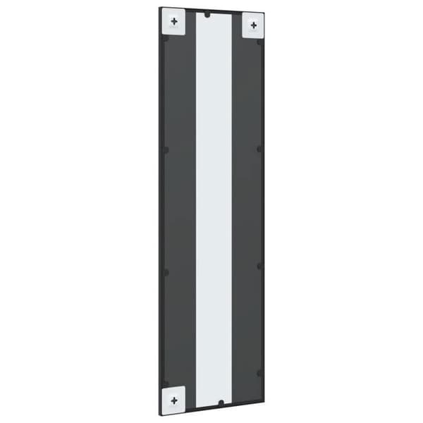 Maison Exclusive - Svart väggspegel 30x100 cm rektangulär järn