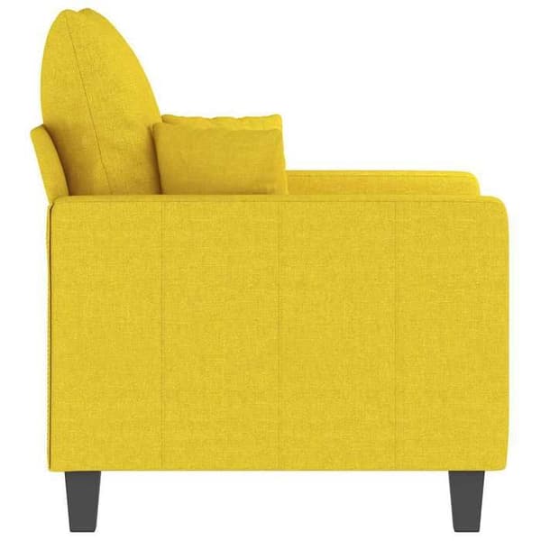 Maison Exclusive - Vaaleankeltainen nojatuoli 60 cm Kangas