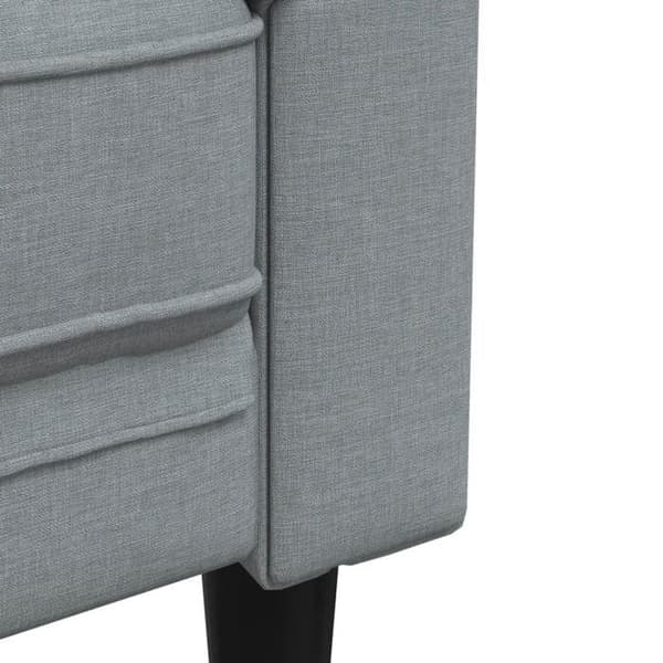 Maison Exclusive - Sæt af 2 sofaer lys grå stof