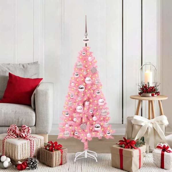 Maison Exclusive - Julgran Rosa 120 cm PVC