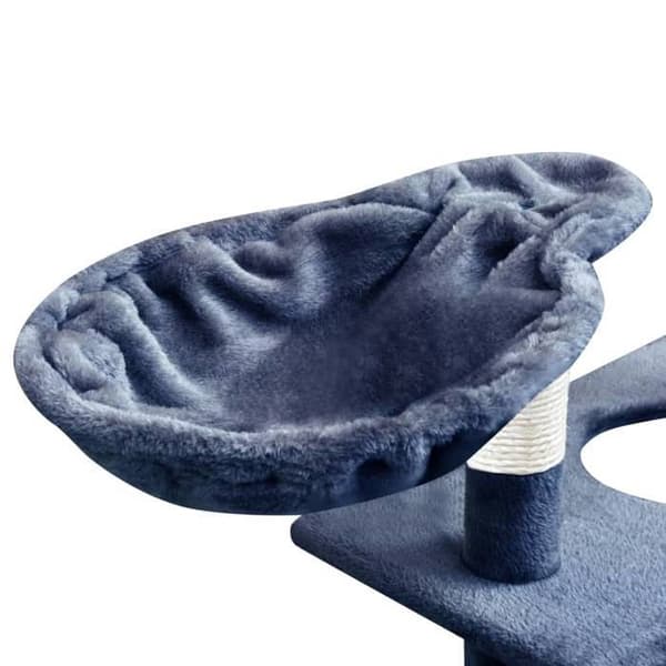 Maison Exclusive - Kattträd med sisal klösträningar 150 cm Mörkblå Mörkblå