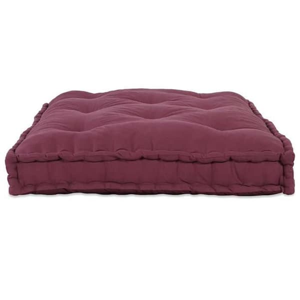 Maison Exclusive - Soffkudde på pall Brun 120 x 80 x 12 cm Tyg