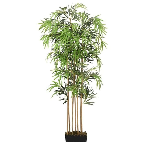 Maison Exclusive - Konstgjord bambu 1095 blad 150 cm grön Grön