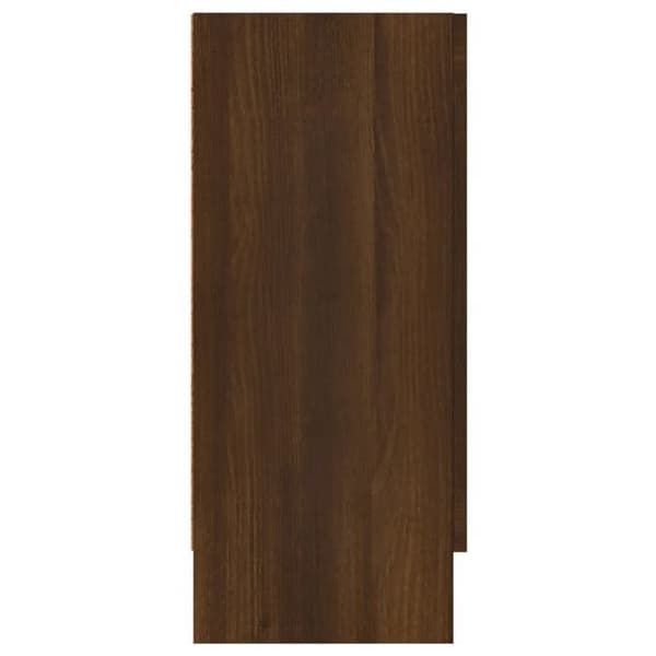 Maison Exclusive - Buffé Ek brun 120x30,5x70 cm Ingenjörsträ