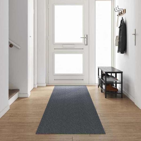 Maison Exclusive - Harmaa käytävämatto 80 x 500 cm kangas