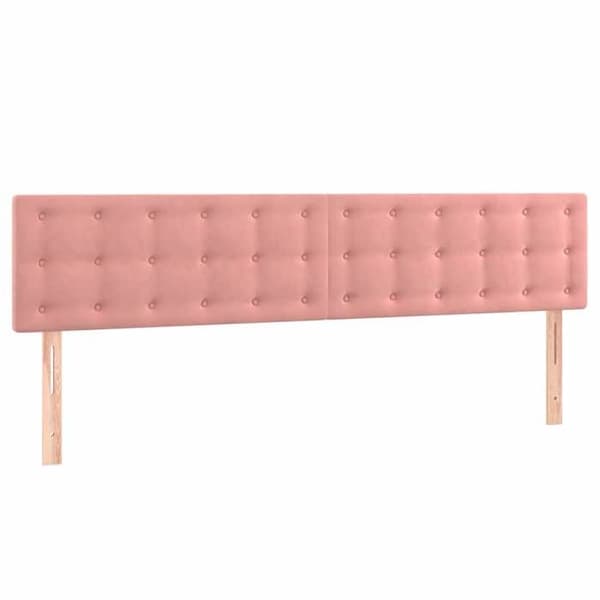 Maison Exclusive - Sänggavlar Rosa 200x5x78/88 cm Sammet