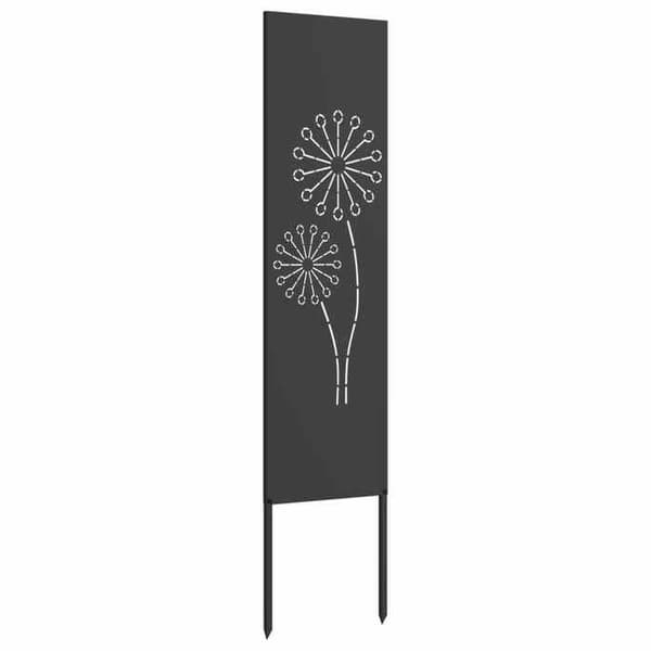 Havelåge - EKSKLUSIV HUS - Rektangulær - Stål - Mat finish - 32 x 140 cm - Sort Svart