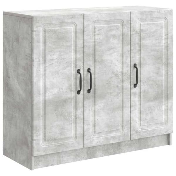 Maison Exclusive - Buffet Grå beton 89 x 34,5 x 77 cm Ingeniørtræ