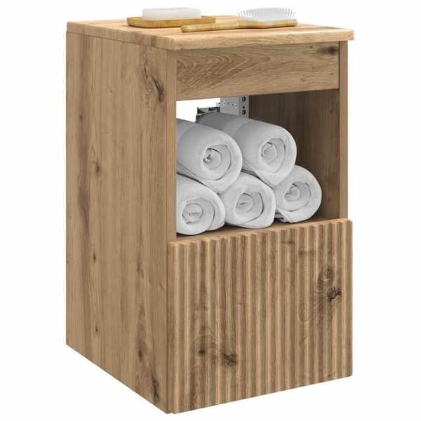 Maison Exclusive - Badeværelsesskab i håndlavet eg 30 x 35 x 50 cm