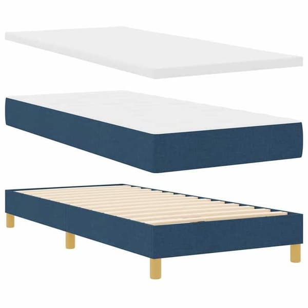 Maison Exclusive - Jousipatja sinisellä tyynyllä 100 x 200 cm kangas Blå
