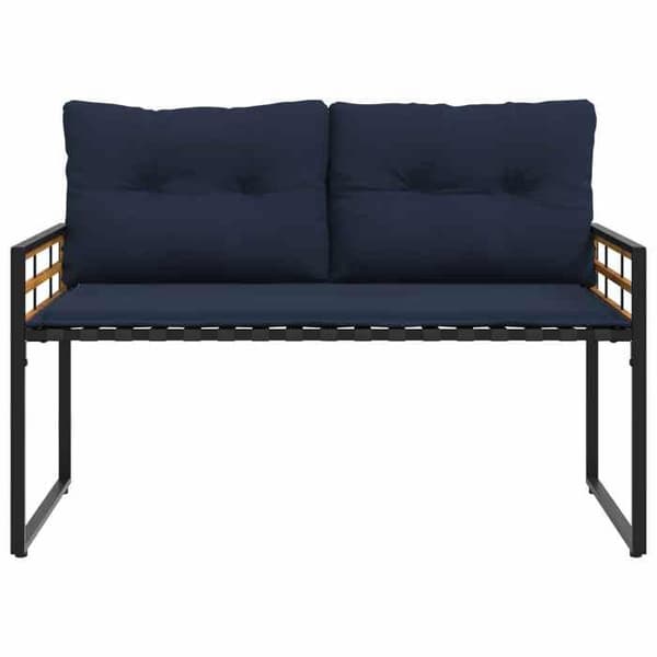 Maison Exclusive - Bäddsoffa i trä 114 x 55 x 77 cm Marinblå marinblå