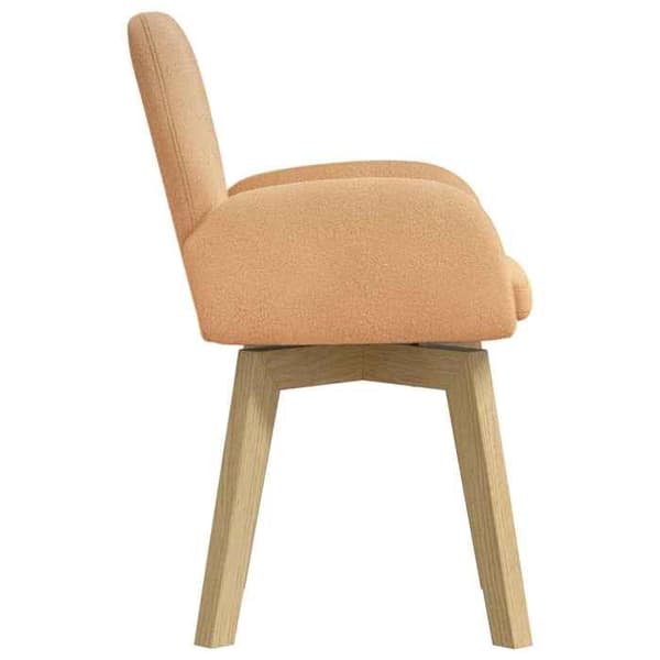 Maison Exclusive - Snurrande matstolar 6 st Bouclé Beige beige
