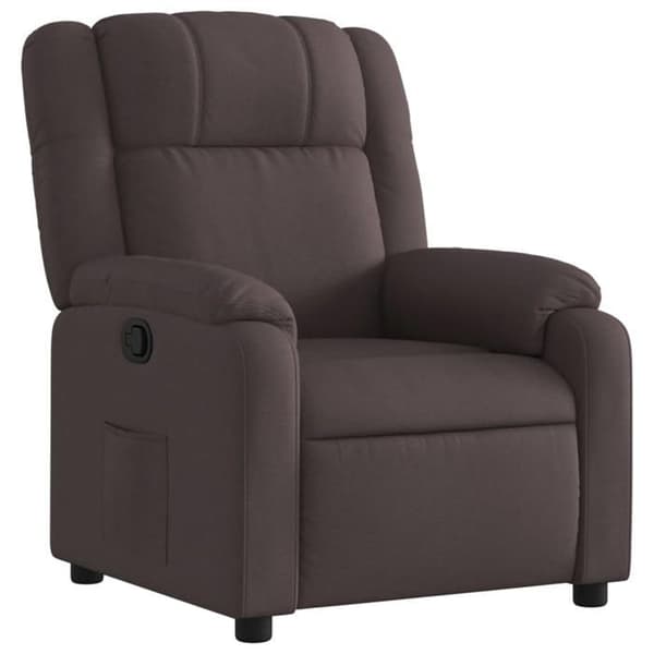 Maison Exclusive - Mørkebrun Recliner Stol i Stof