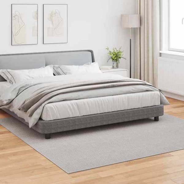 Maison Exclusive - Indendørs tæppe LUGO Creme 240 x 240 cm Polyester Grädde