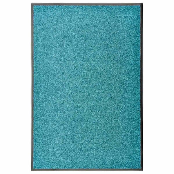 Maison Exclusive - Vaskbar dørmåtte Cyan 60x90 cm