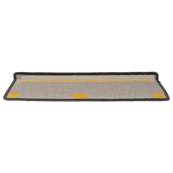 Maison Exclusive - Trappe tæppe 15 dele 65 x 21 x 4 cm Mørkegrå Rektangulær kant