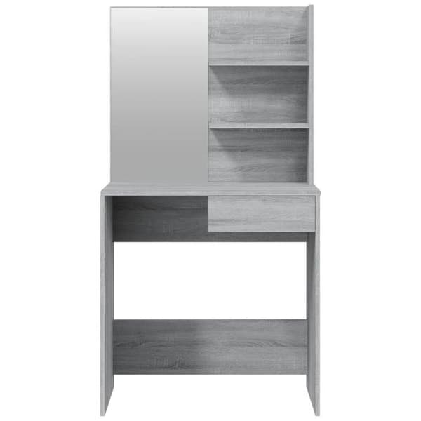 Maison Exclusive - Sonoma grå makeupbord sæt 74,5x40x141 cm