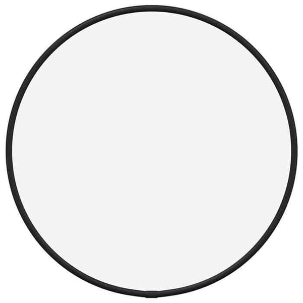 Maison Exclusive - Vægspejl Sort Ø 30 cm Rund Svart
