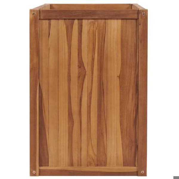 Maison Exclusive - Hævet seng 100x50x70 cm Solid teaktræ