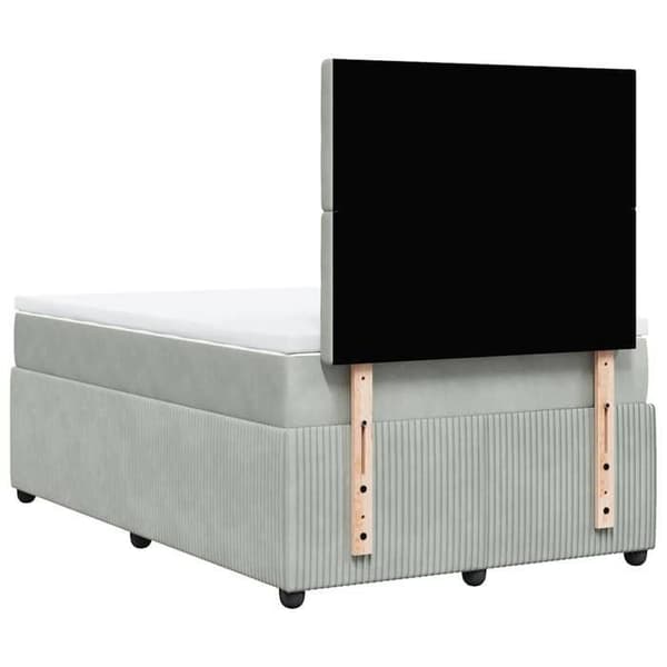 Maison Exclusive - Sängyn joustinpatja ja harmaa 120x200cm Sametti