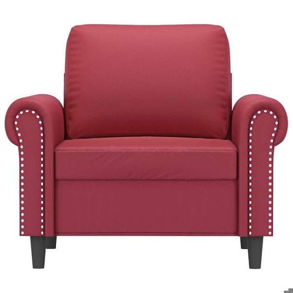 Maison Exclusive - Rød bordeaux Stol 60 cm Simililæder